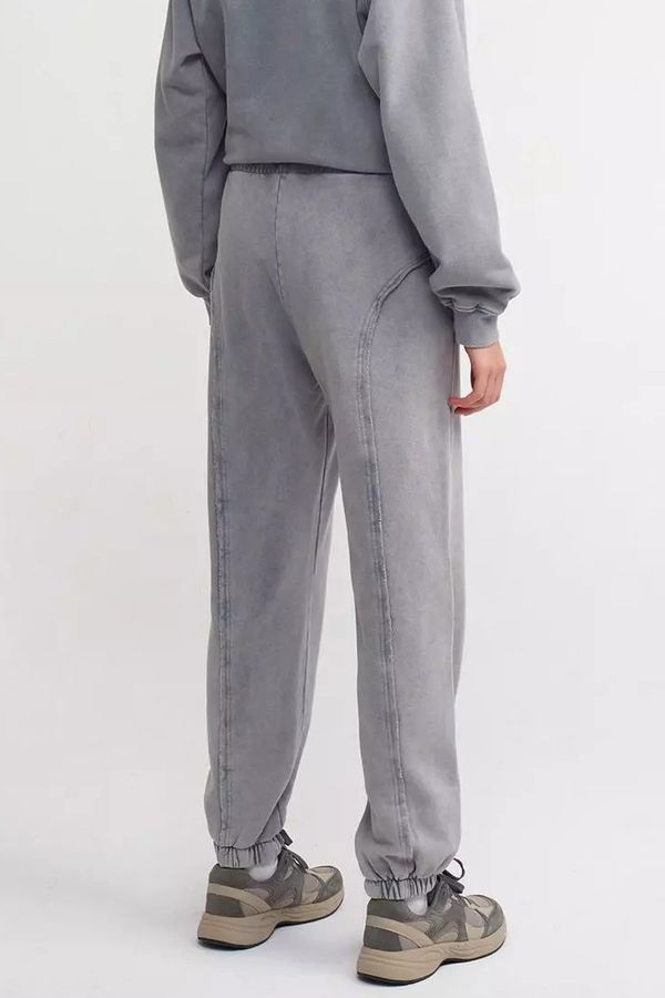 Washed Mid Rise Drawstring Joggers 3