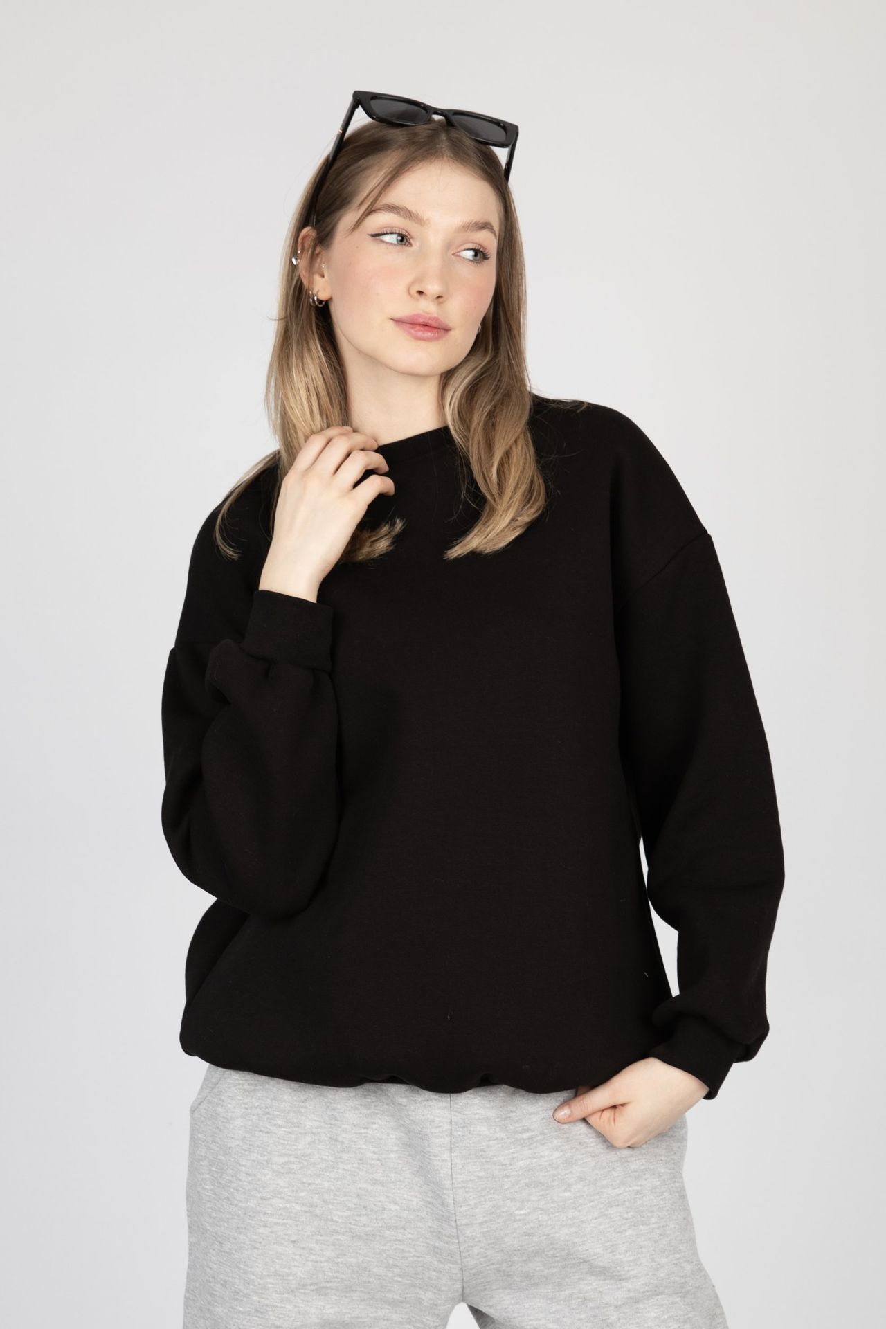 Crew Neck Casual Sweatshirt