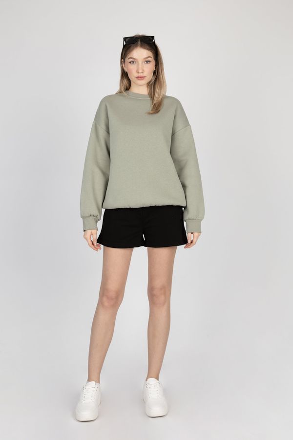 Relaxed Crew Neck Sweatshirt 4