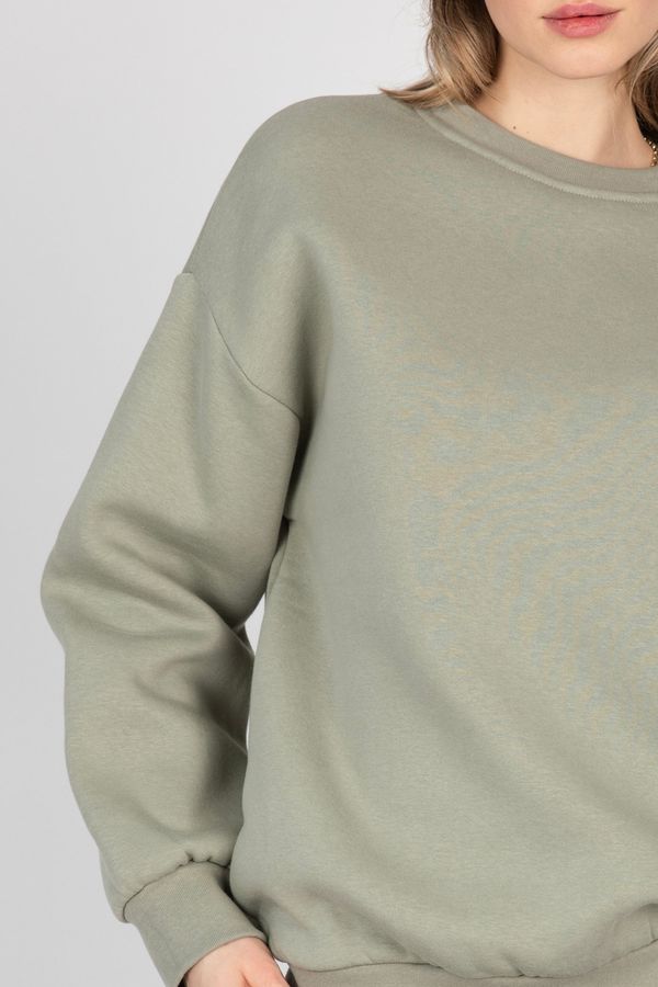 Relaxed Crew Neck Sweatshirt 5