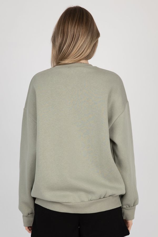 Relaxed Crew Neck Sweatshirt 2