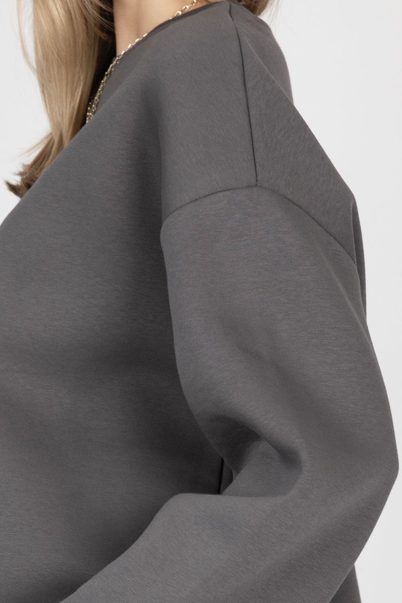 Relaxed Crew Neck Sweatshirt 5