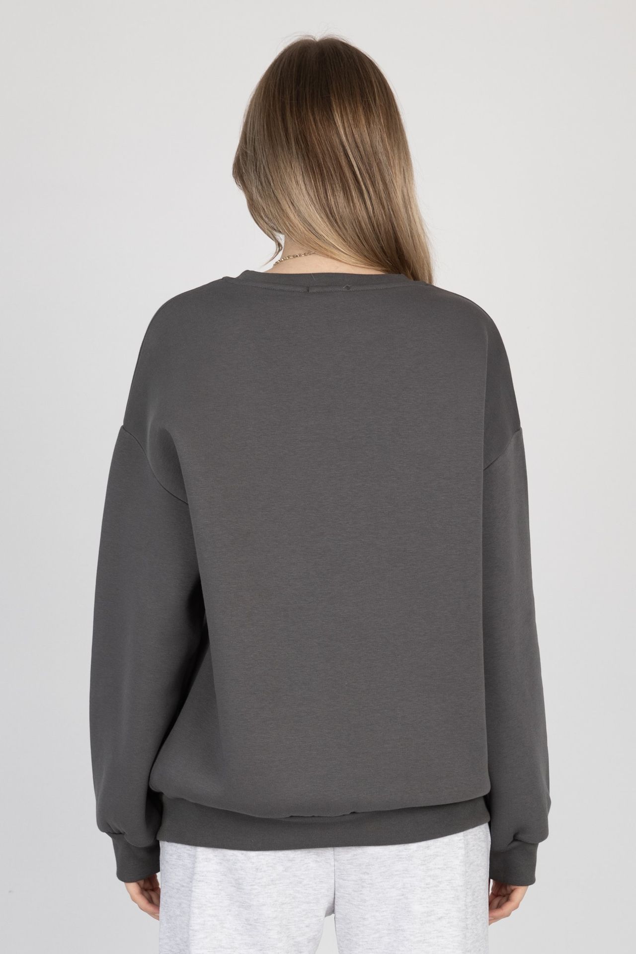 Crew Neck Casual Sweatshirt