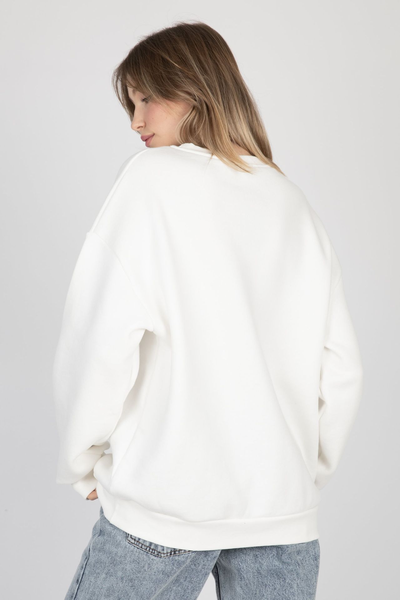 Crew Neck Casual Sweatshirt