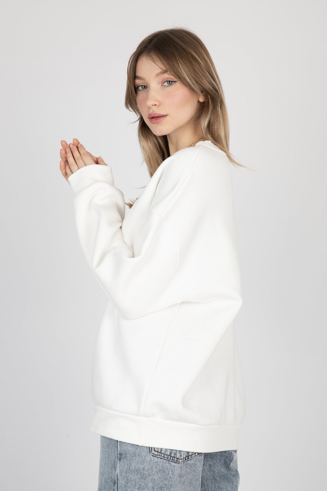 Crew Neck Casual Sweatshirt