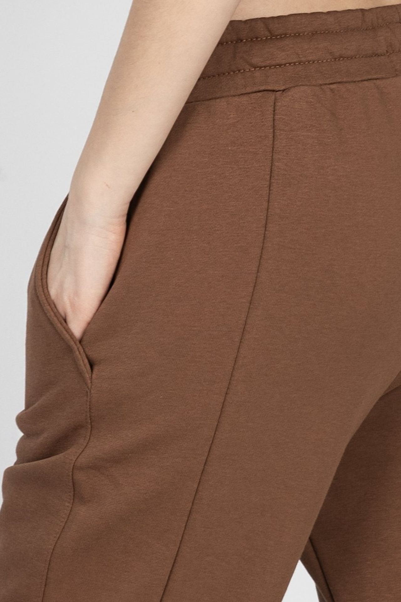 Mid Rise Elastic Waist Joggers