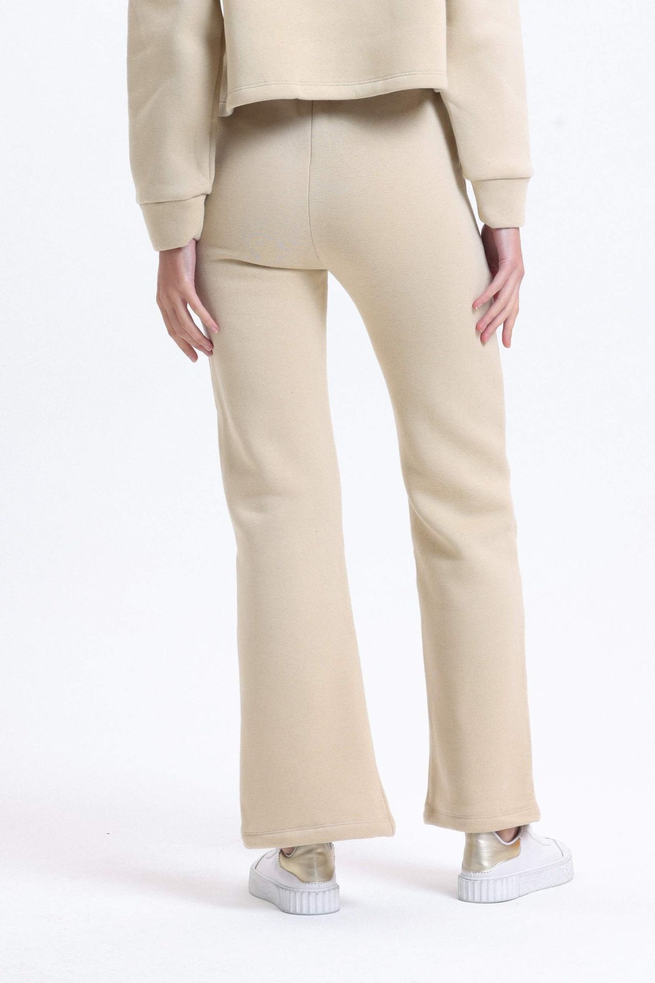 High Waist Slit Sweatpant