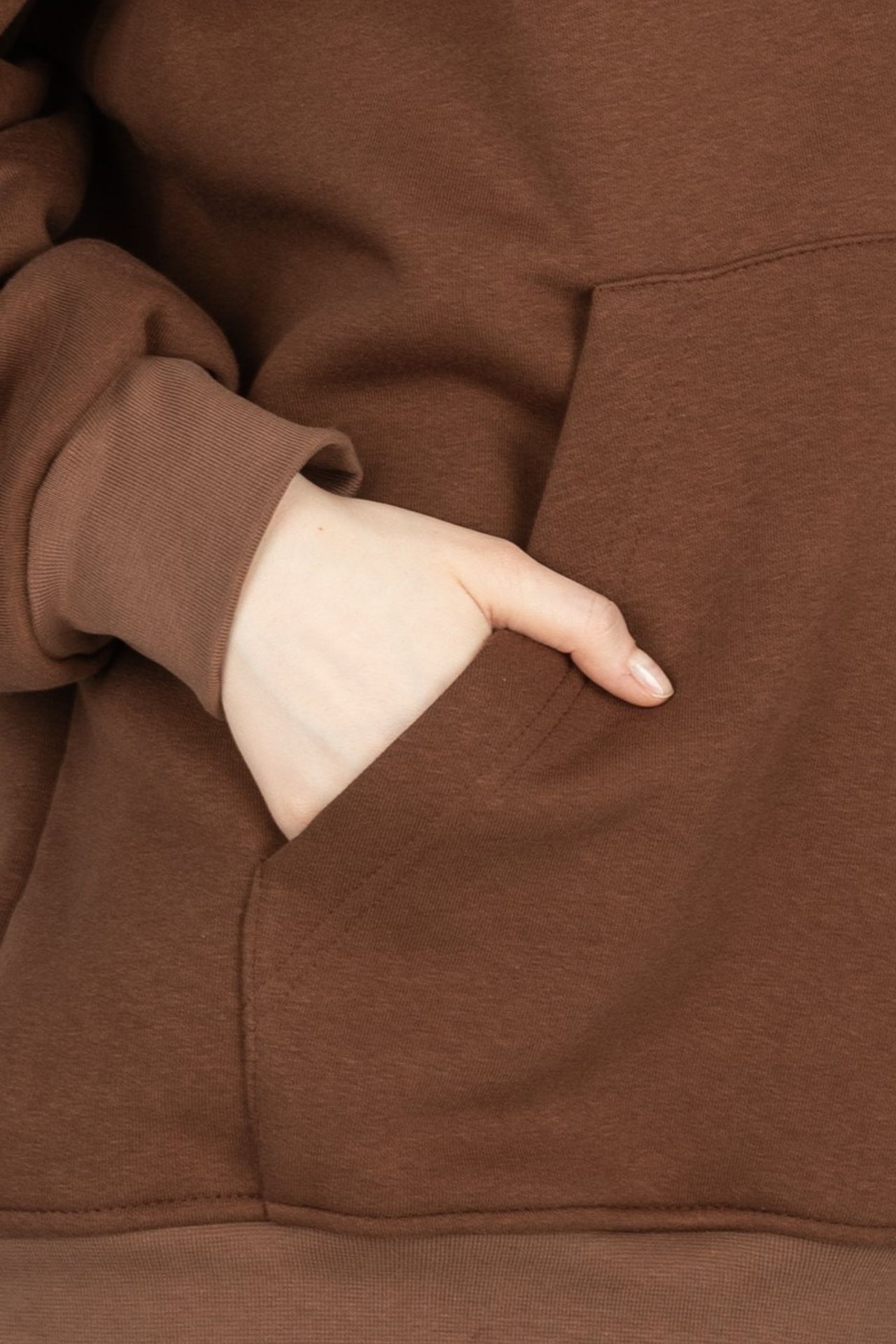 Oversized Hoodie with a Kangaroo Pocket