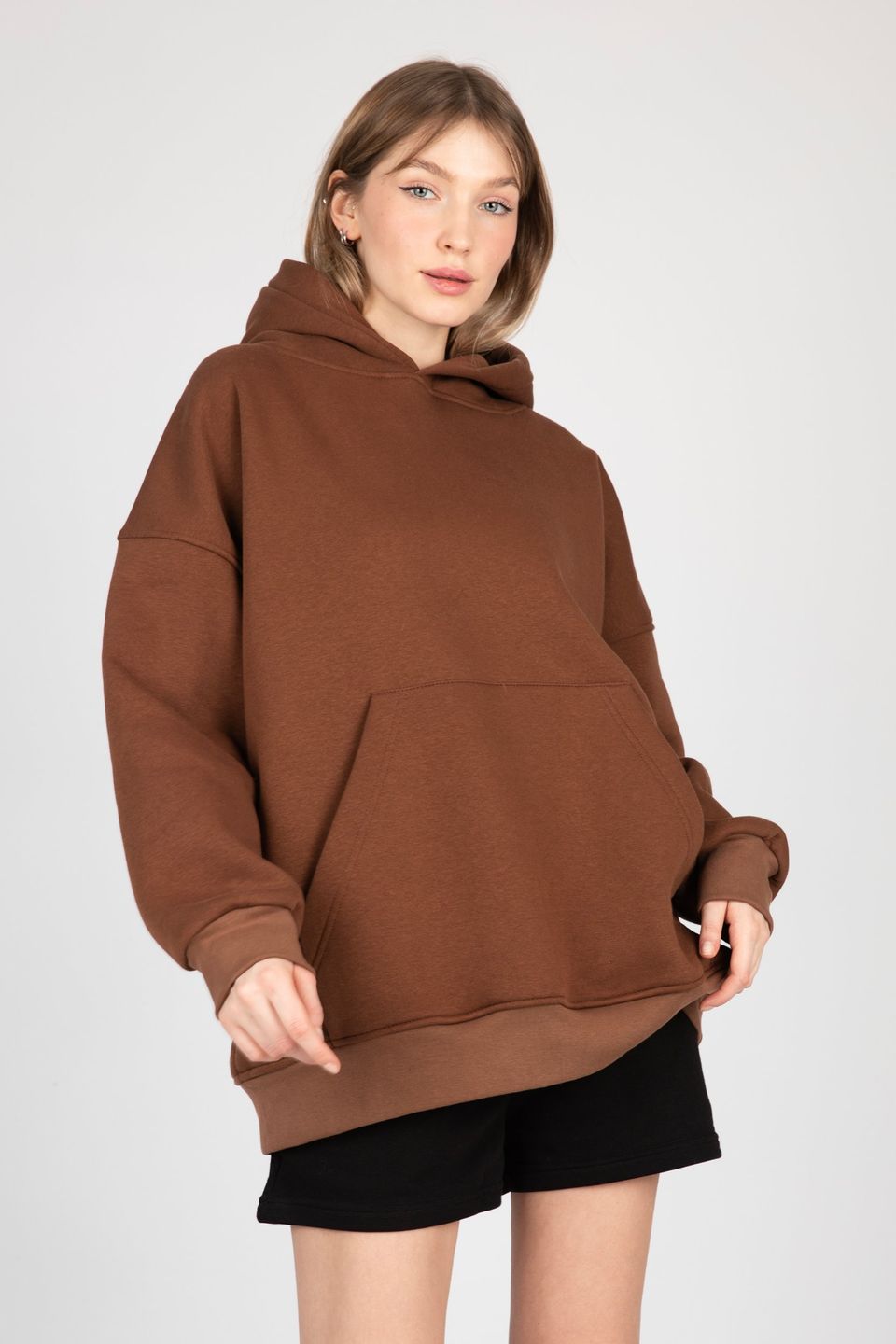 Oversized Hoodie with a Kangaroo Pocket