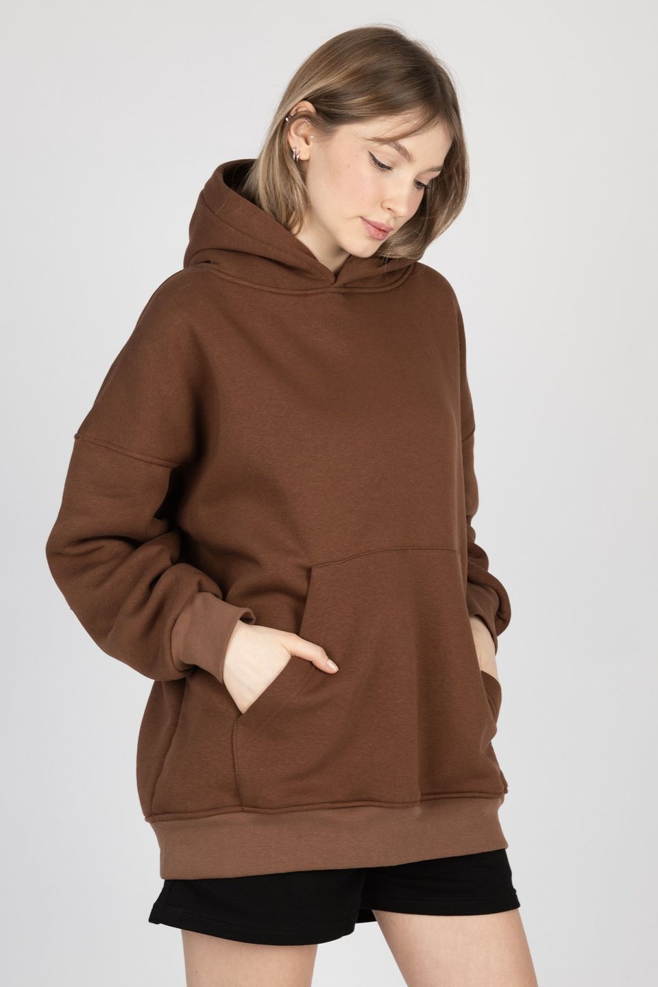 Oversized Hoodie with a Kangaroo Pocket