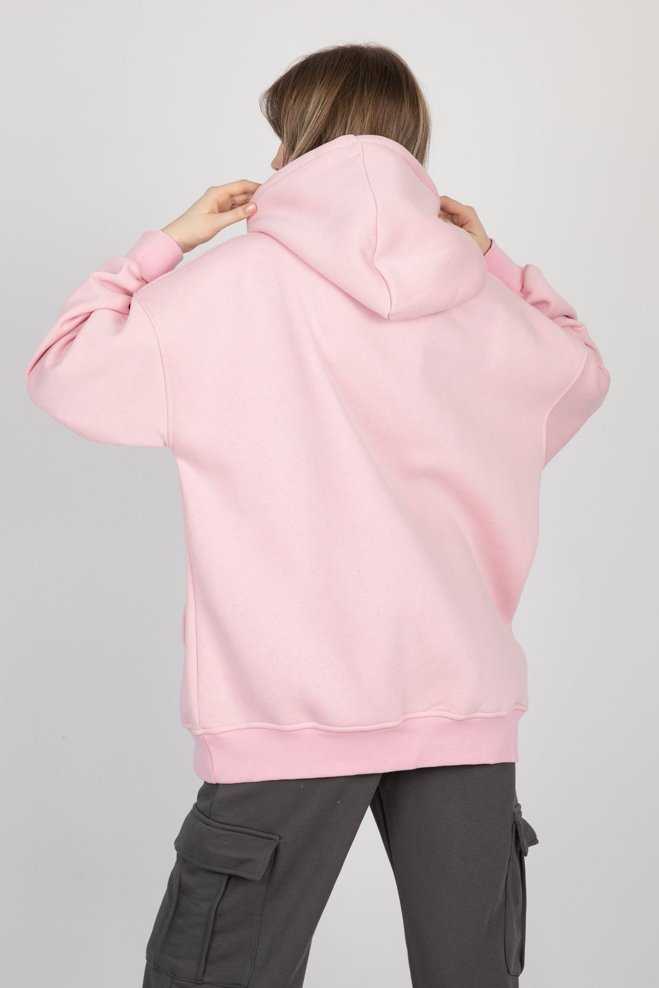 Oversized Hoodie with a Kangaroo Pocket
