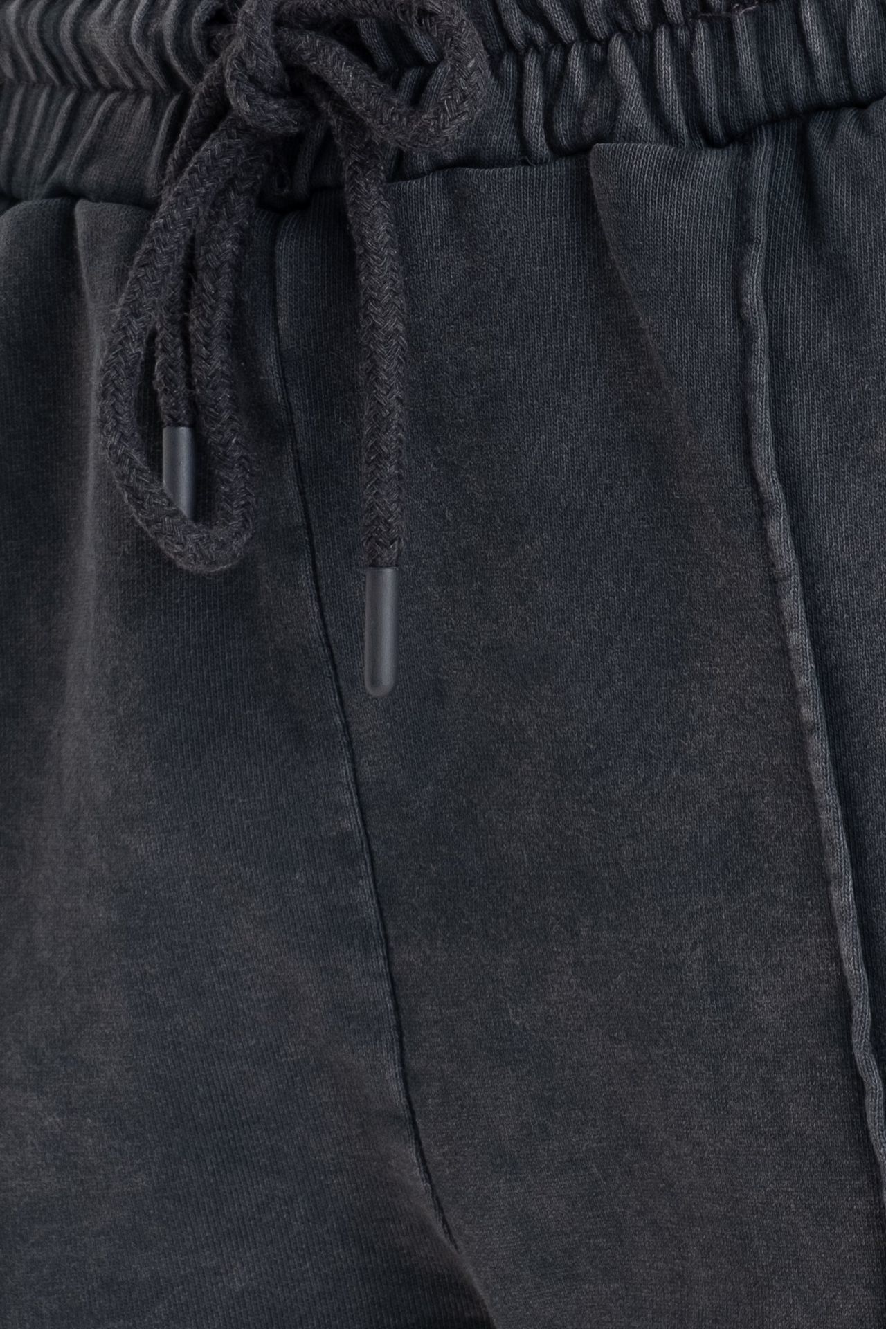 Mid Rise Elastic Waist Pocket Straight Leg Joggers