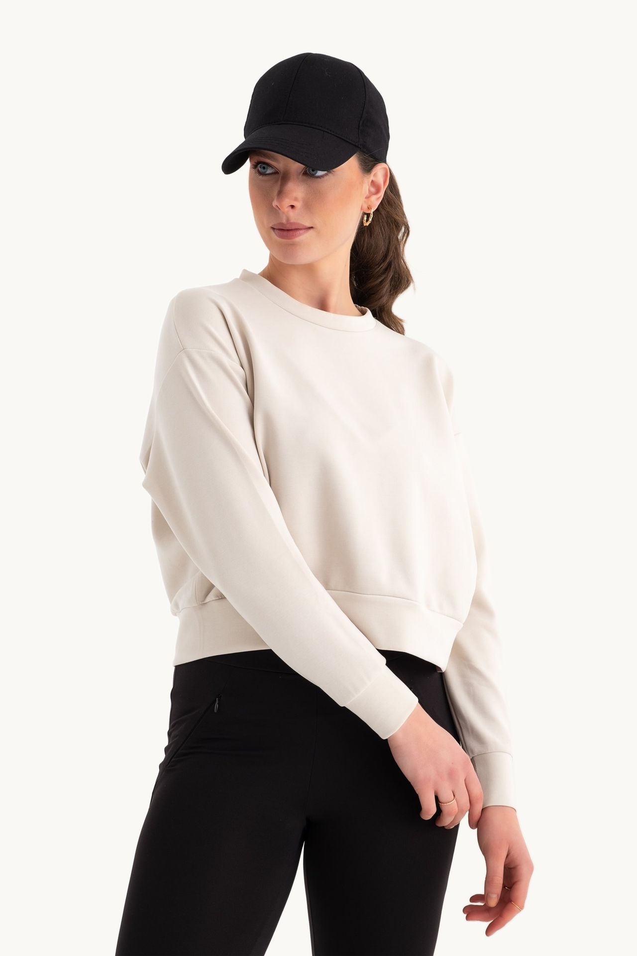 Crew Neck Casual Sweatshirt