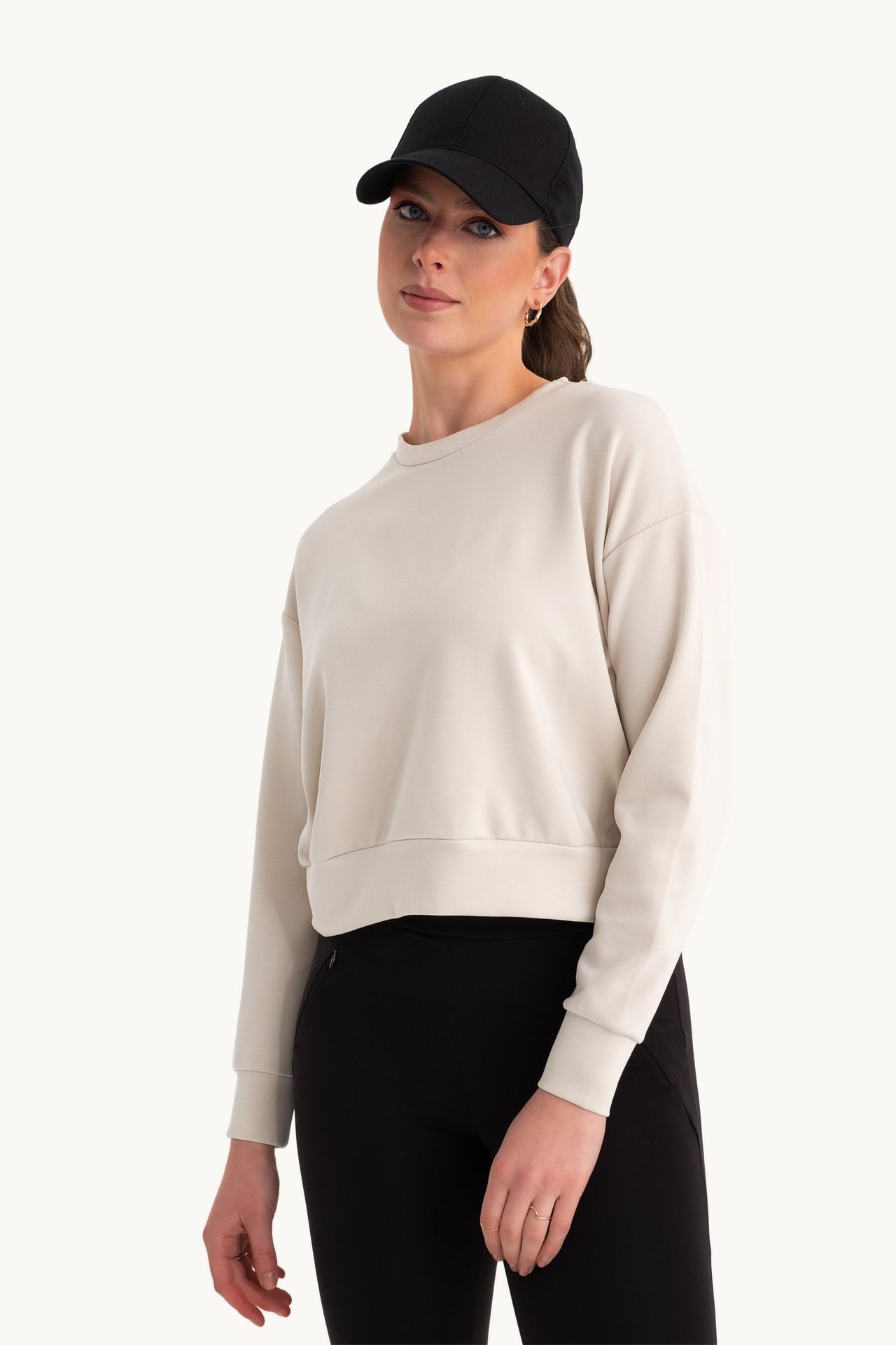 Crew Neck Casual Sweatshirt