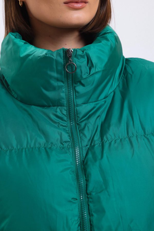 Stand Collar Oversized Puffer Jacket 4