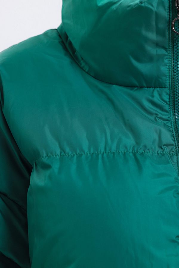 Stand Collar Oversized Puffer Jacket 5