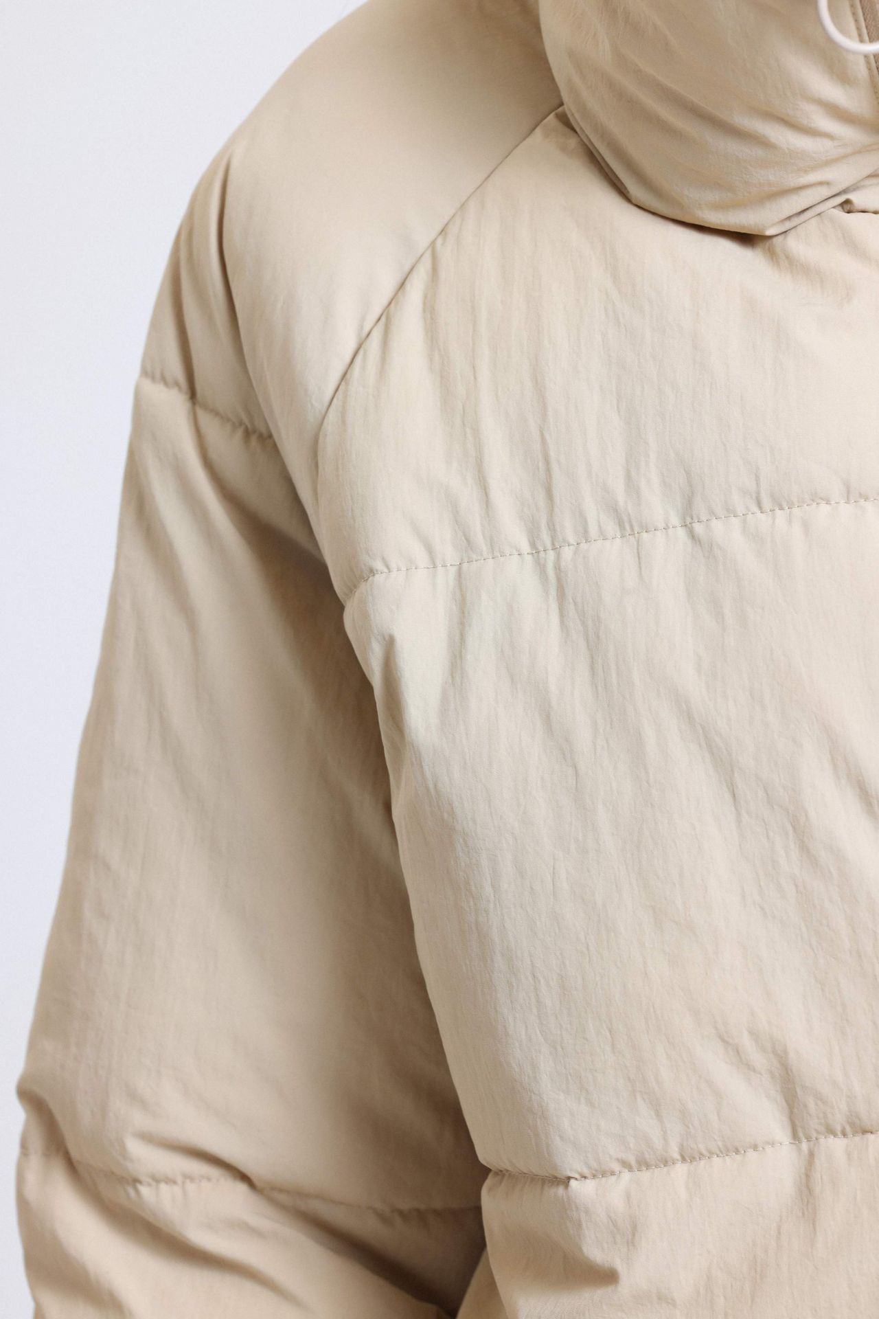 Stand Collar Zipper Puffer Jacket