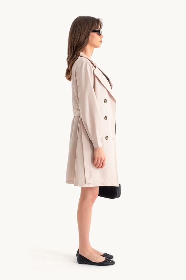 Short Belted Trench Coat 3