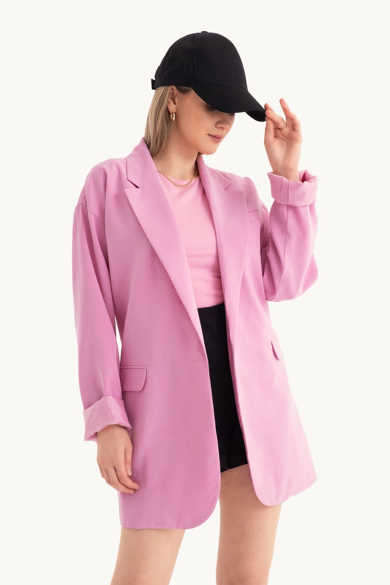 Blazer with a Pocket Detail