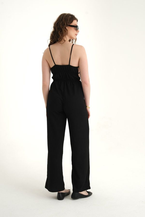 Spaghetti Strap Wide Leg Jumpsuit 3