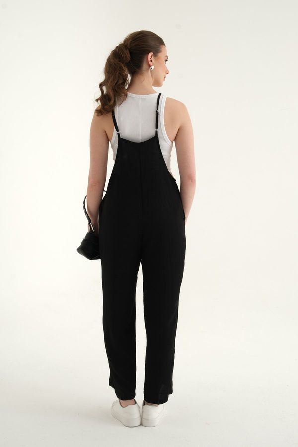 Wide Leg Overall Jumpsuit 4