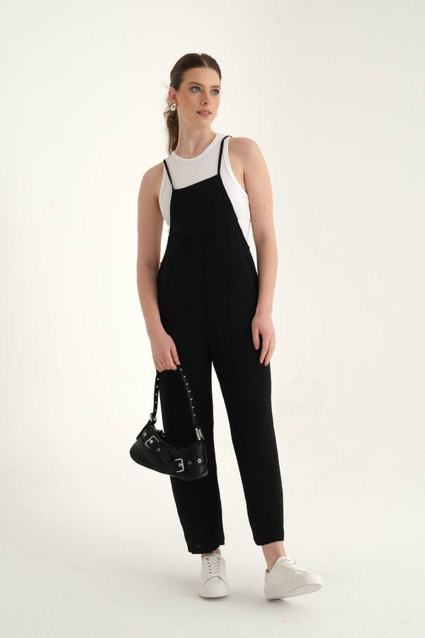 Wide Leg Overall Jumpsuit 2