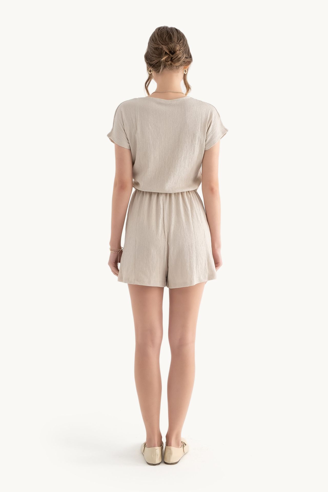 Surplice Neck Playsuit