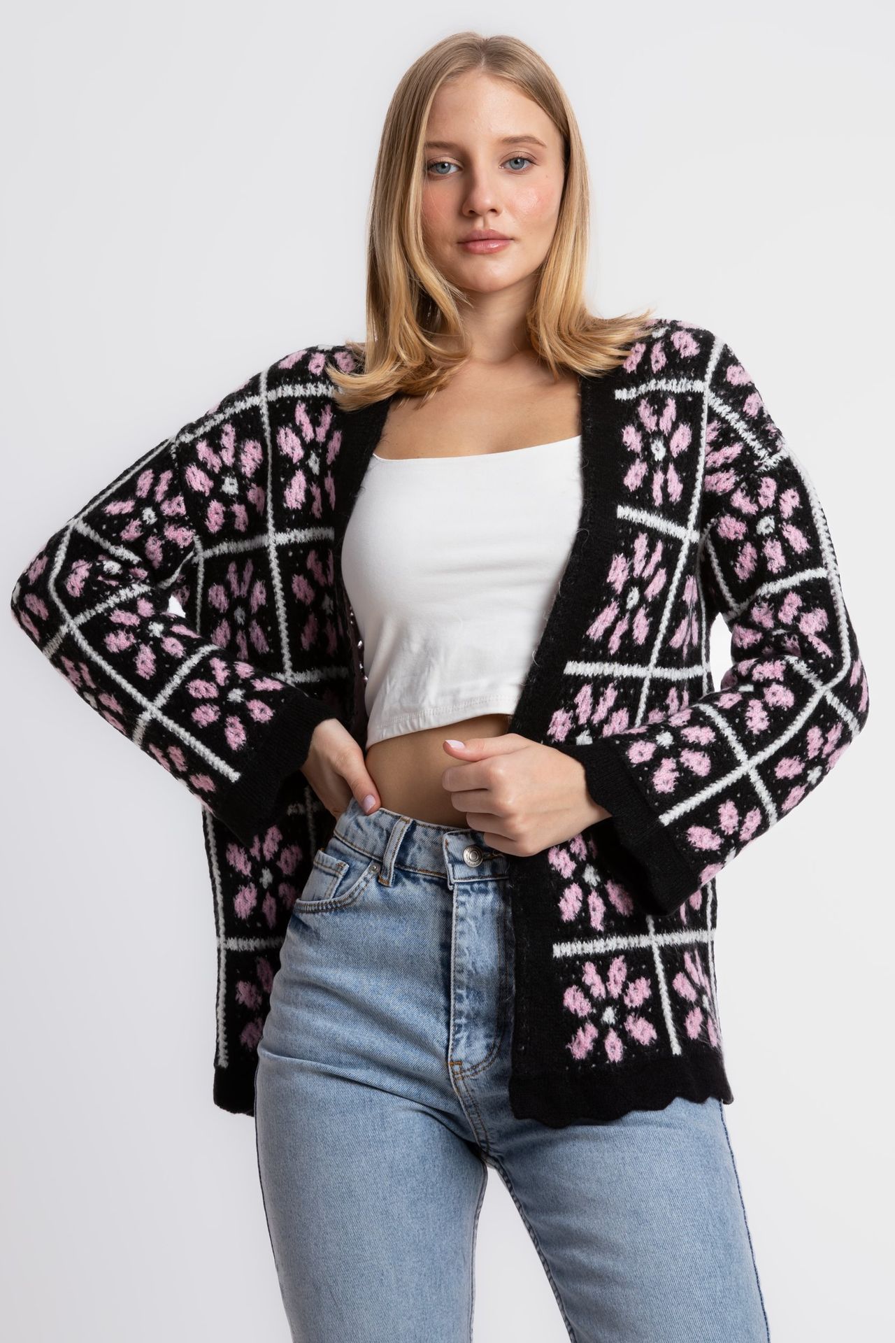 Floral Relaxed Cardigan