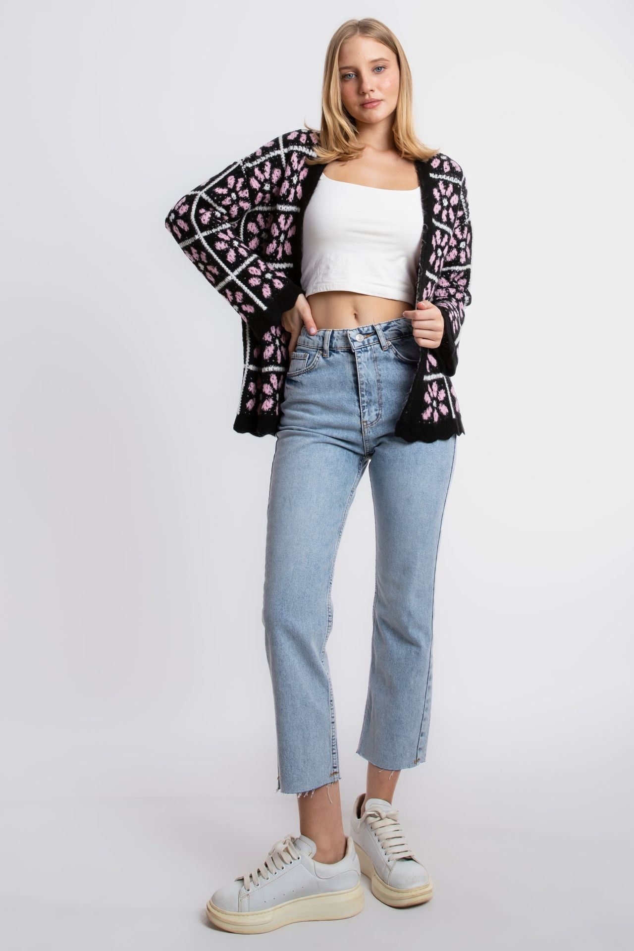 Floral Relaxed Cardigan