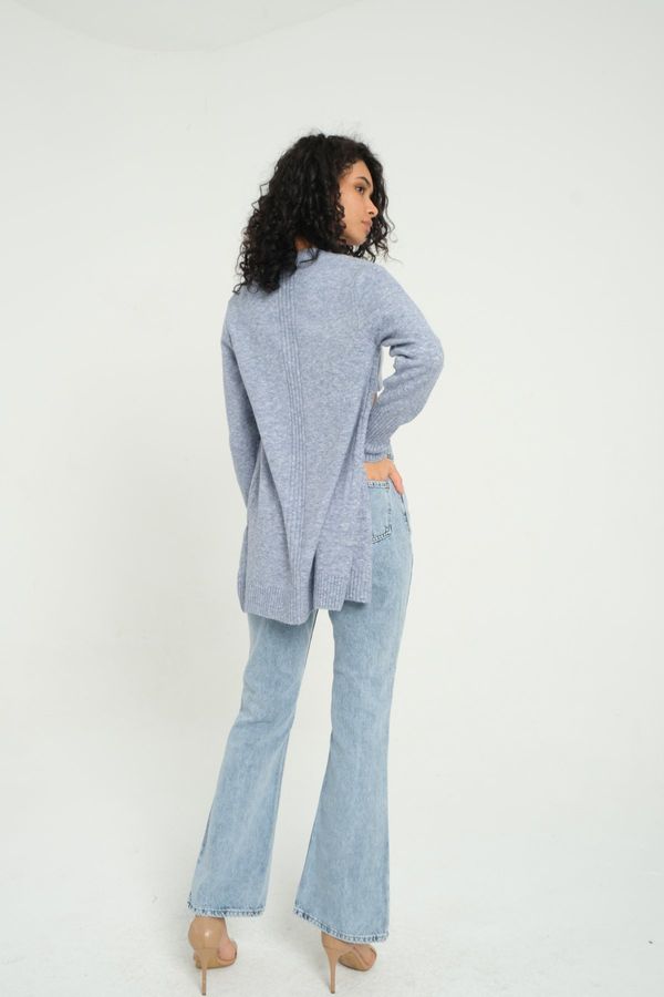 Knitted Solid Long Cardigan 3