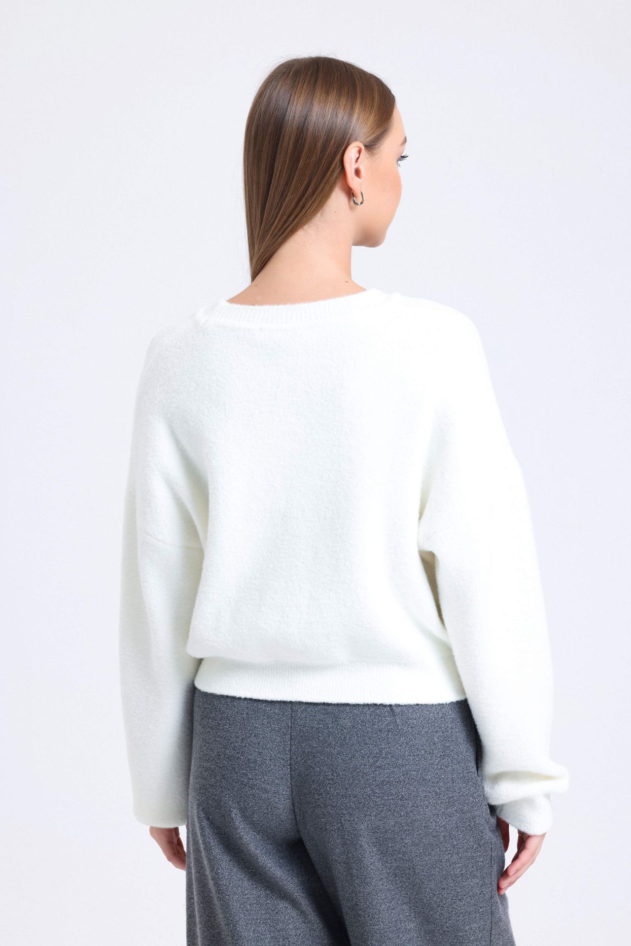 Crew Neck Comfy Sweater