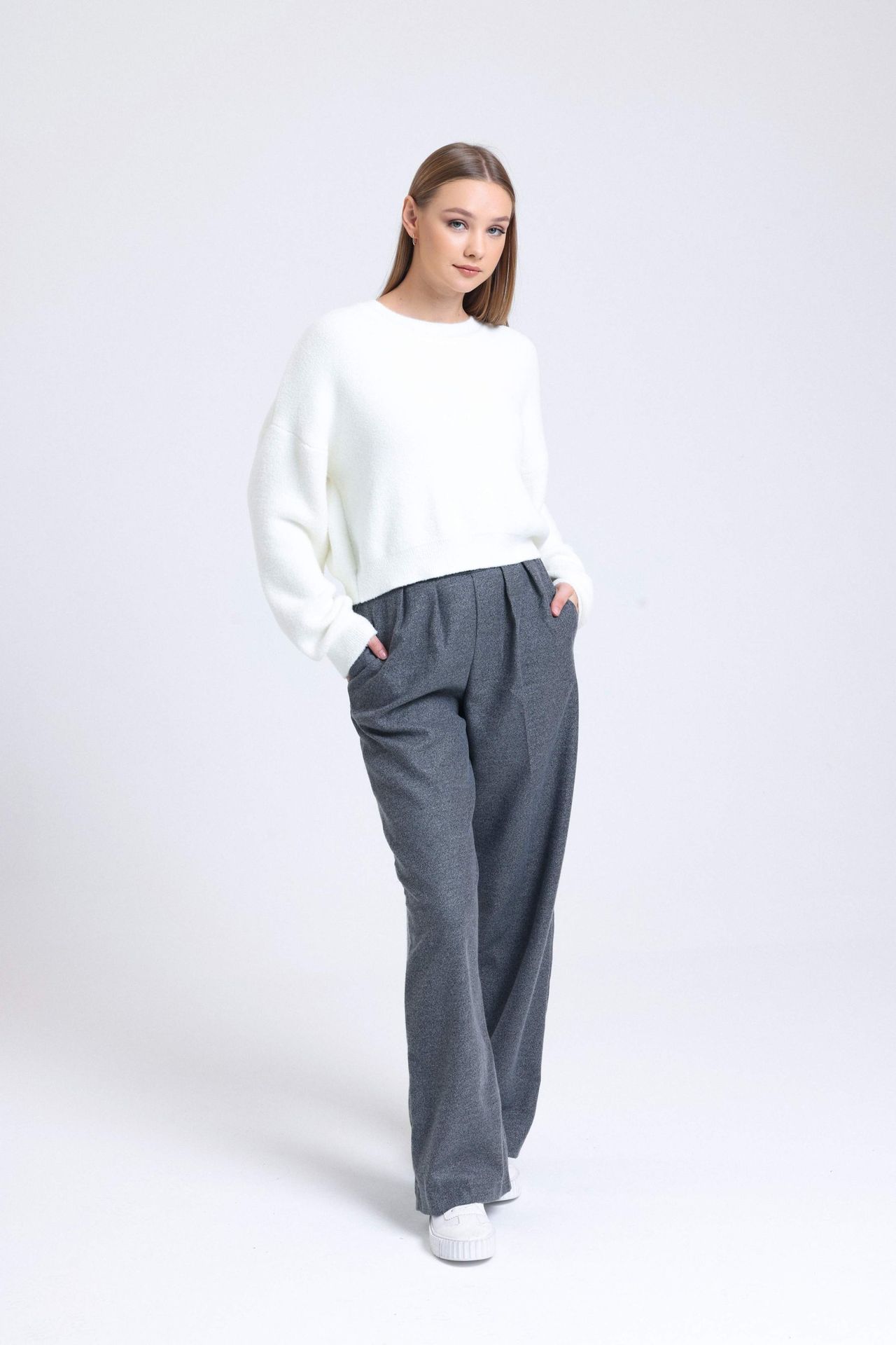 Crew Neck Comfy Sweater