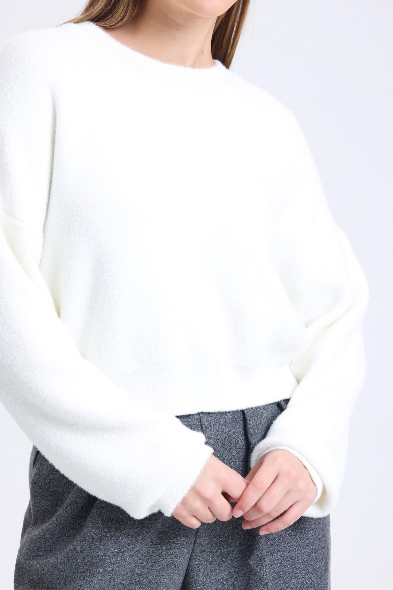 Crew Neck Comfy Sweater