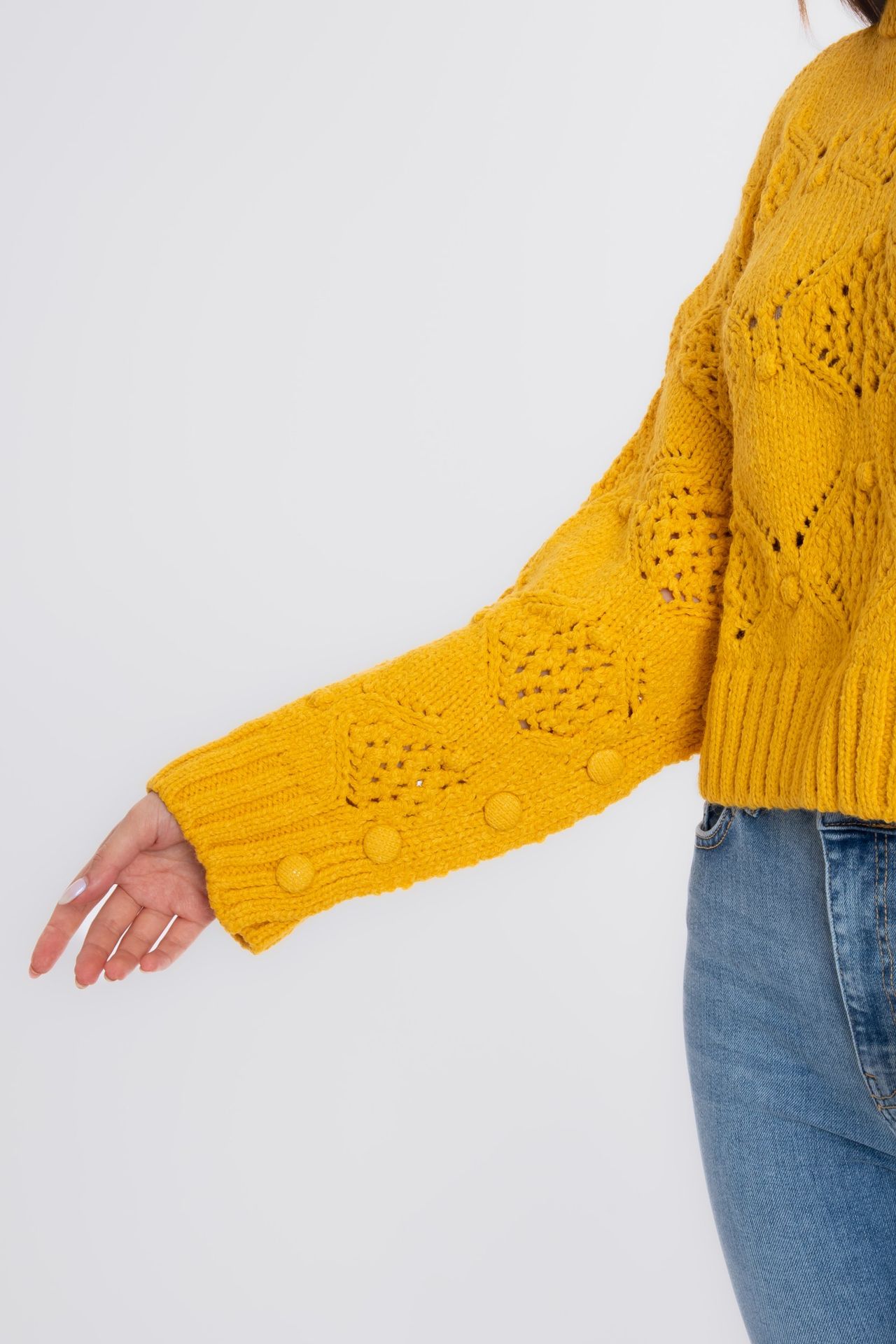 Turtleneck Detailed Oversized Sweater