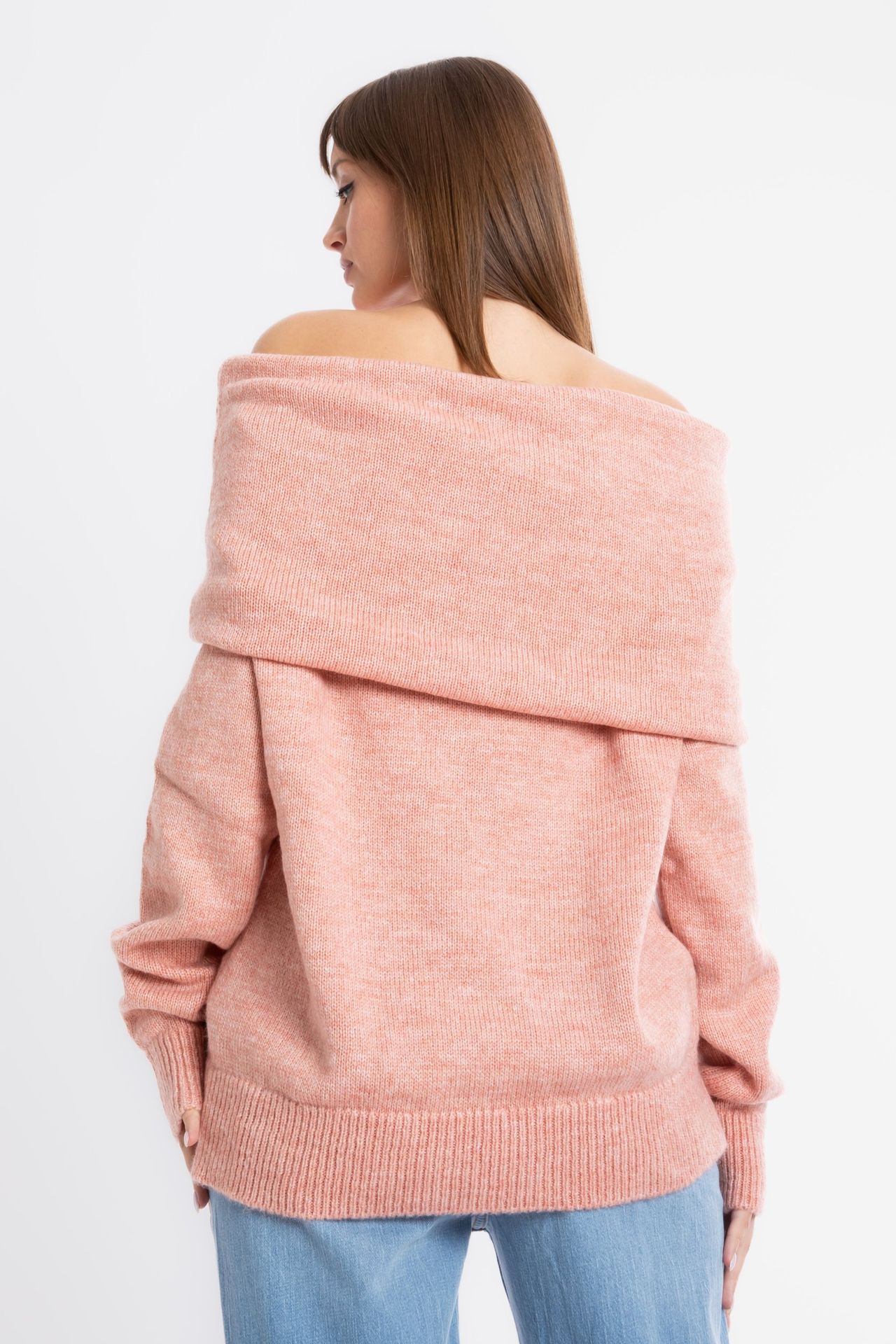 Open Shoulder Cozy Sweater