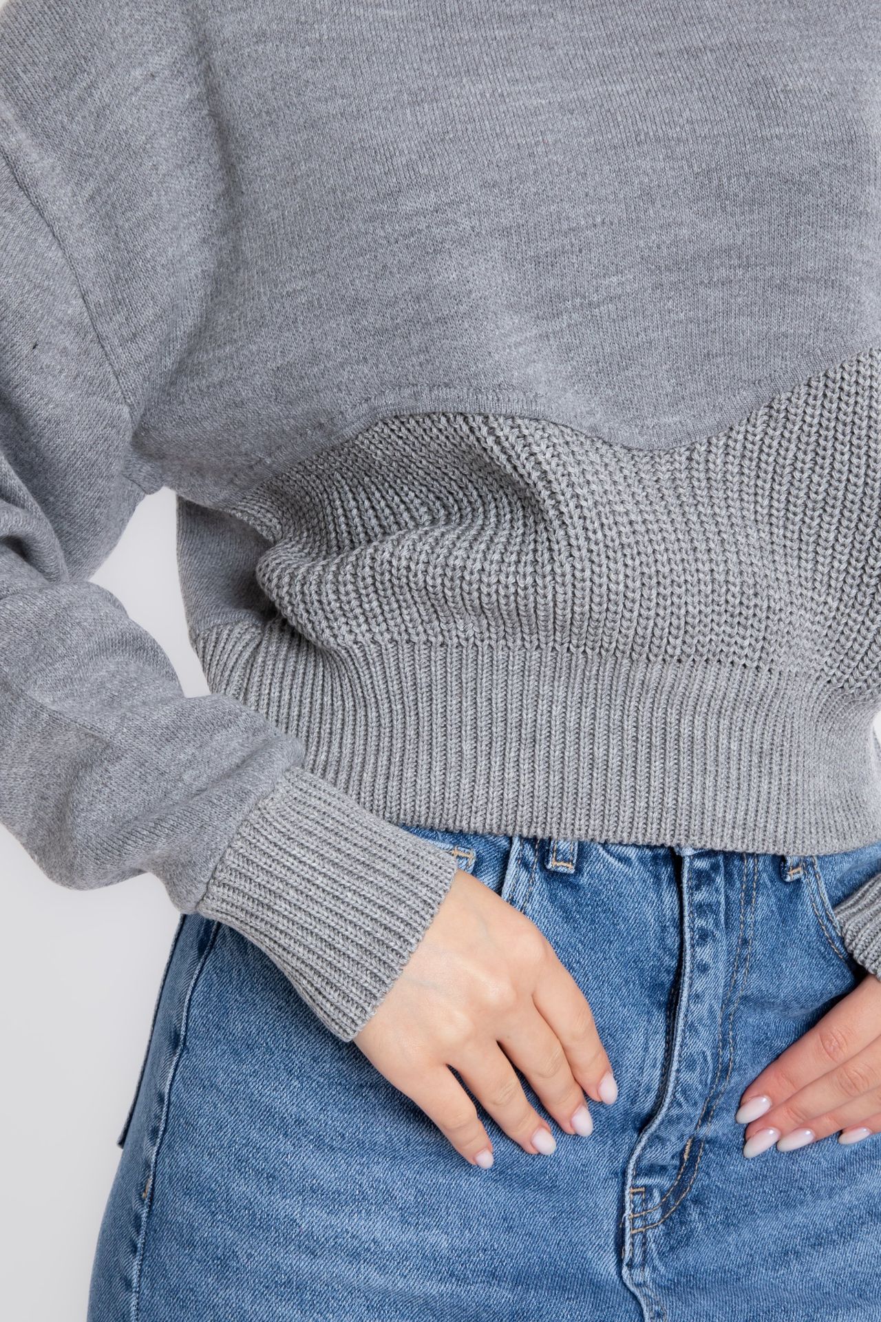 Solid Turtleneck Detailed Casual Sweater