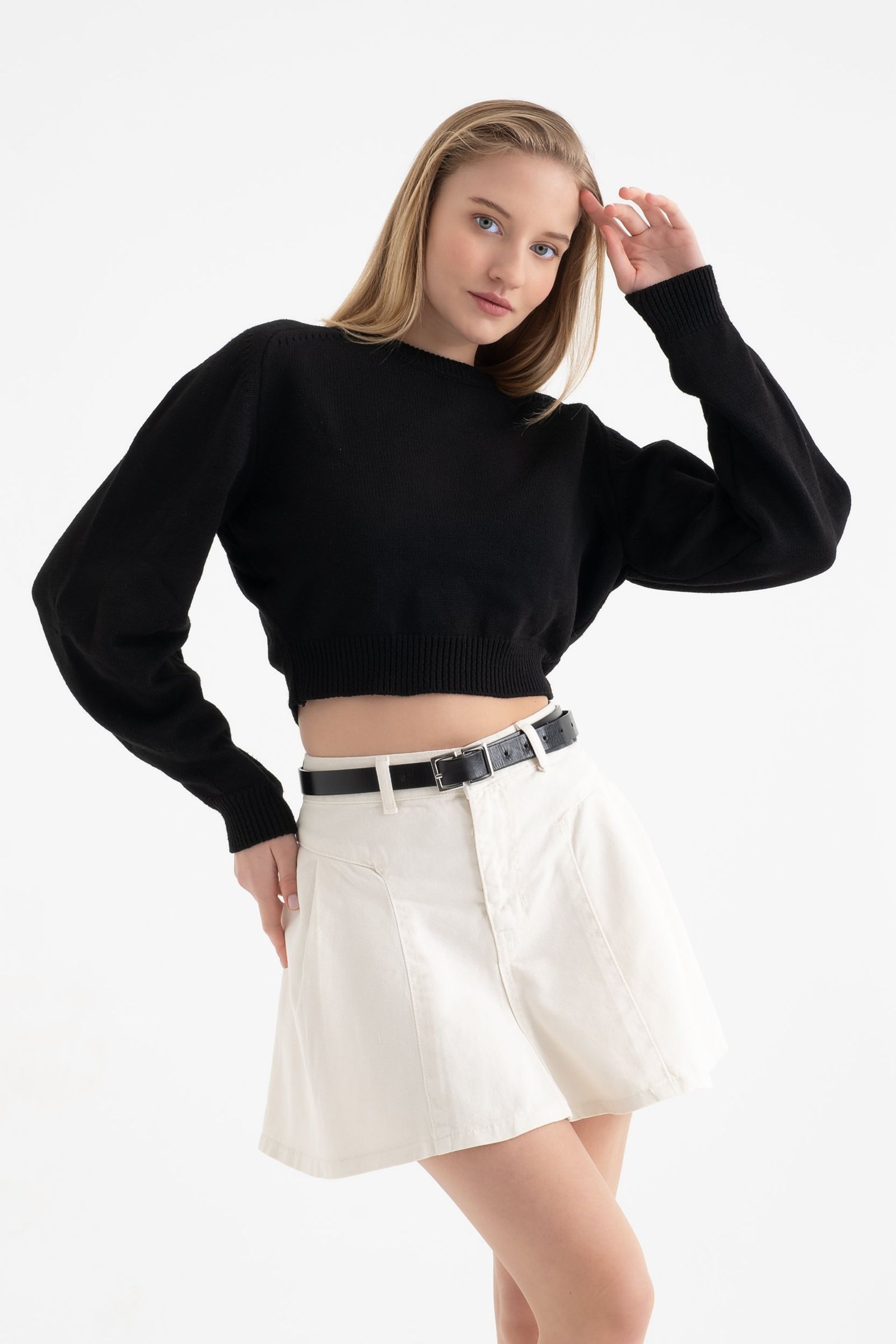 Crew Neck Basic Sweater