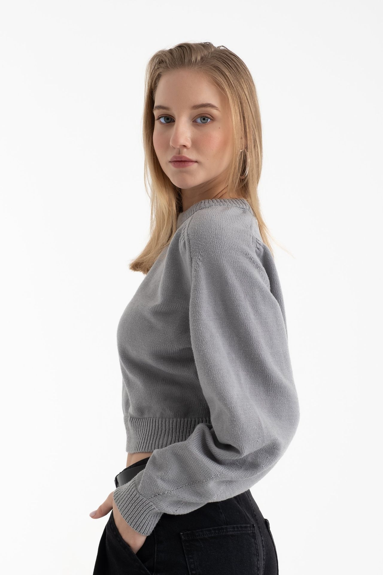 Crew Neck Basic Sweater