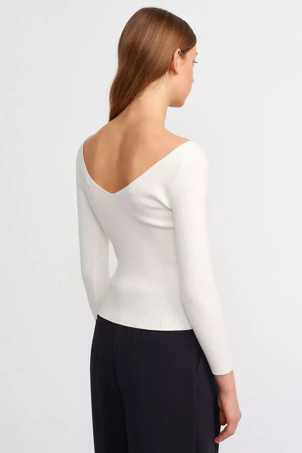 V Neck Ribbed Basic Sweater 2