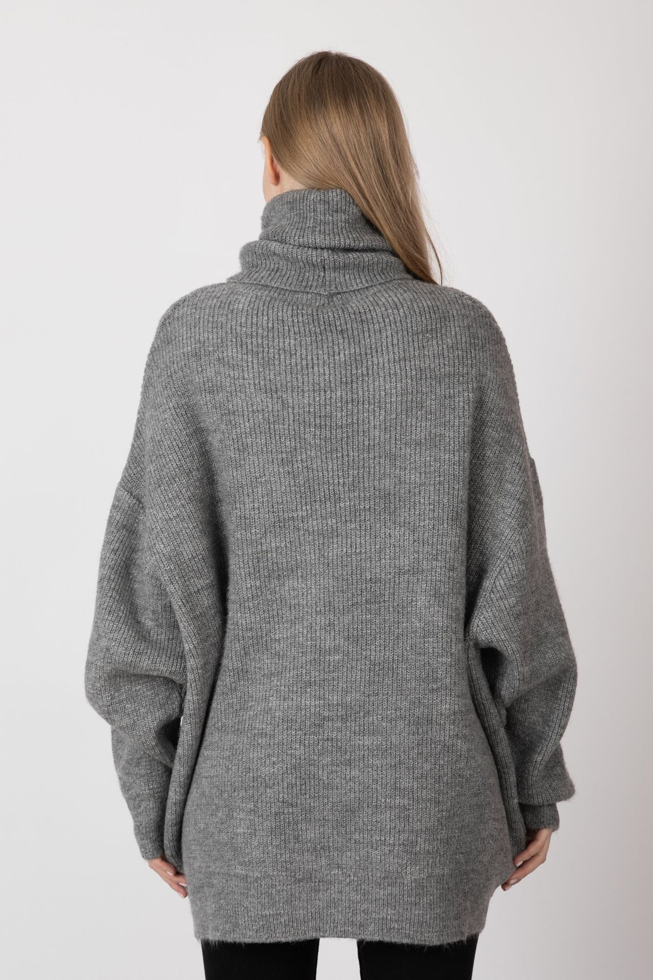 Polo Neck Oversized Sweater