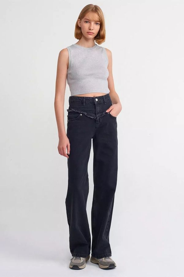 Knitted Crew Neck Crop Top 1