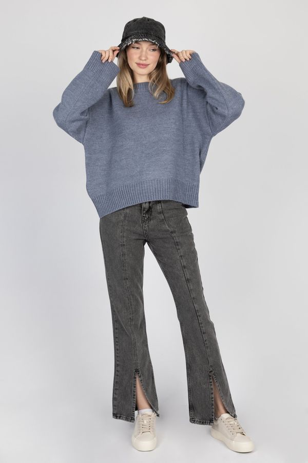 Crew Neck Cozy Sweater 4