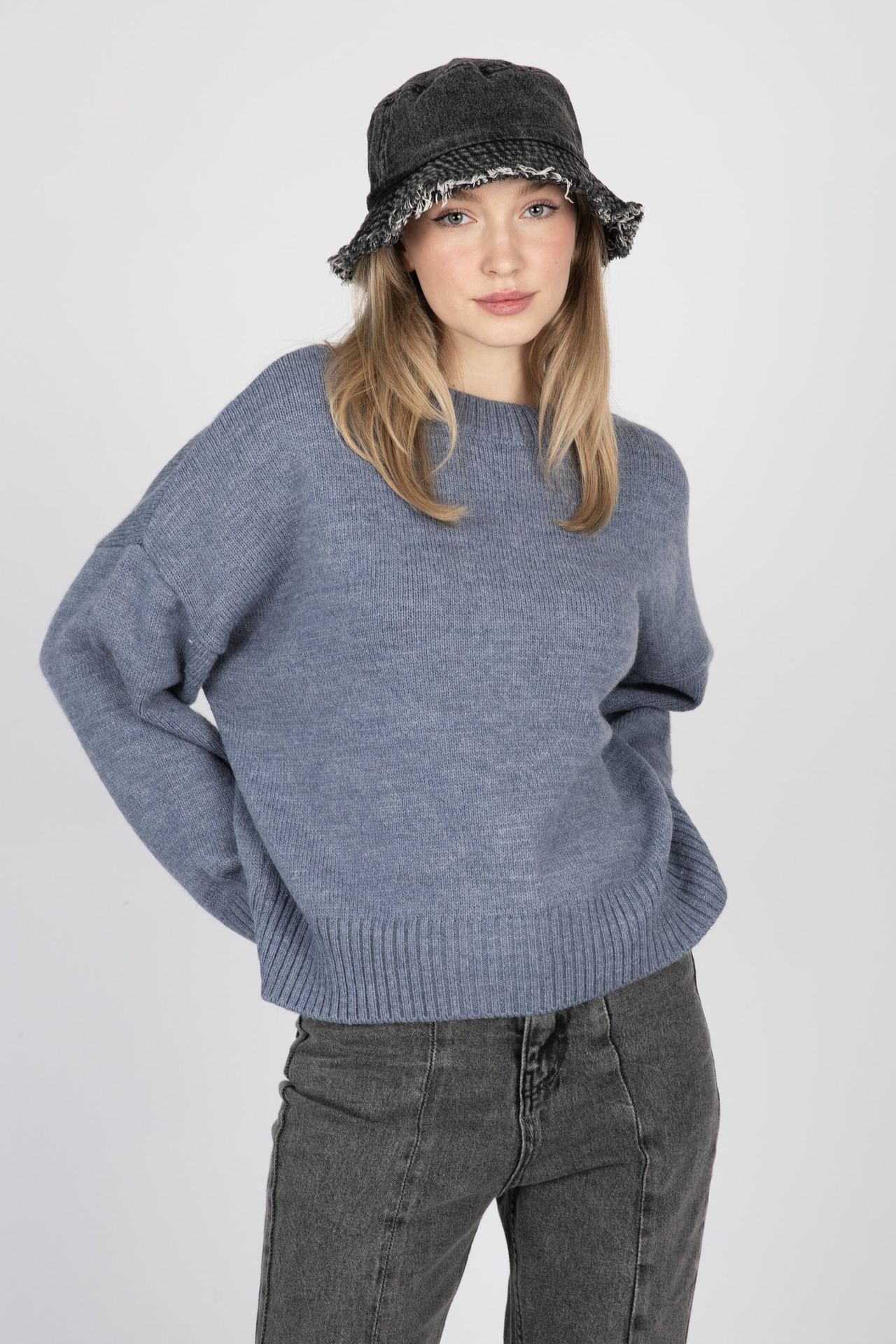 Crew Neck Cozy Sweater