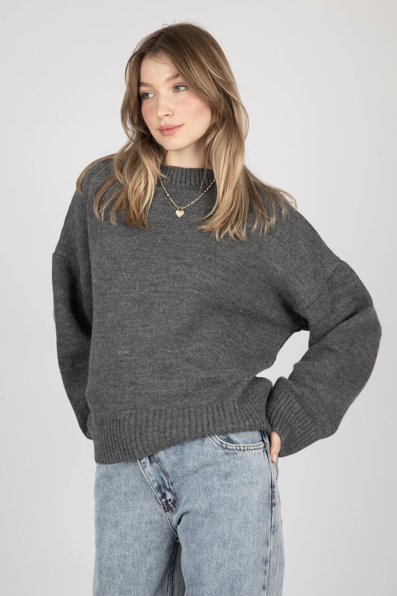 Crew Neck Cozy Sweater