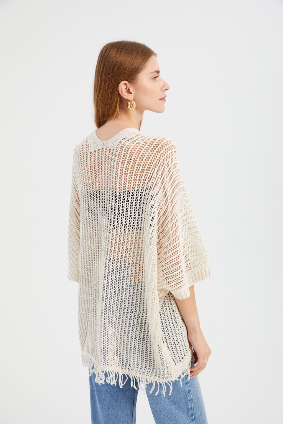Knitted Crochet Cardigan