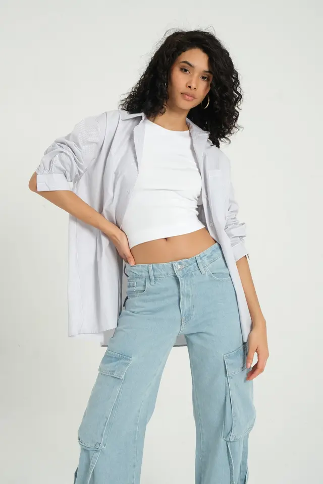 Striped Buttoned Shirt