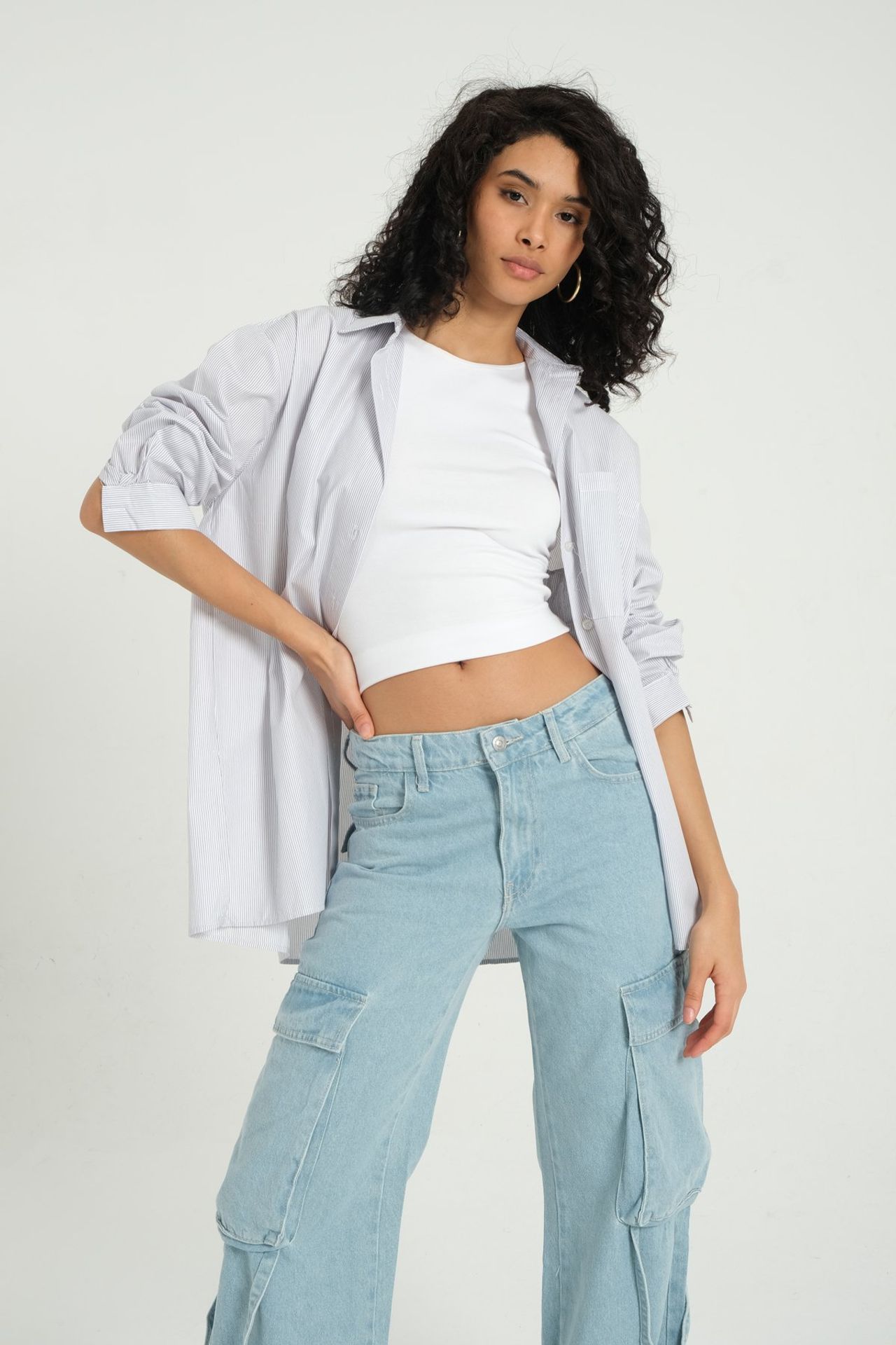 Striped Buttoned Shirt