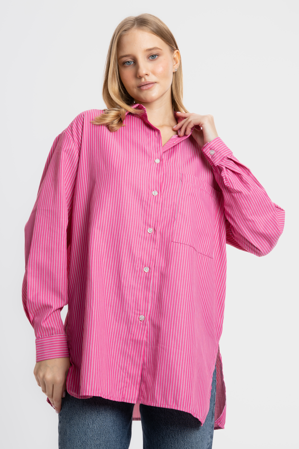 Striped Buttoned Shirt 2