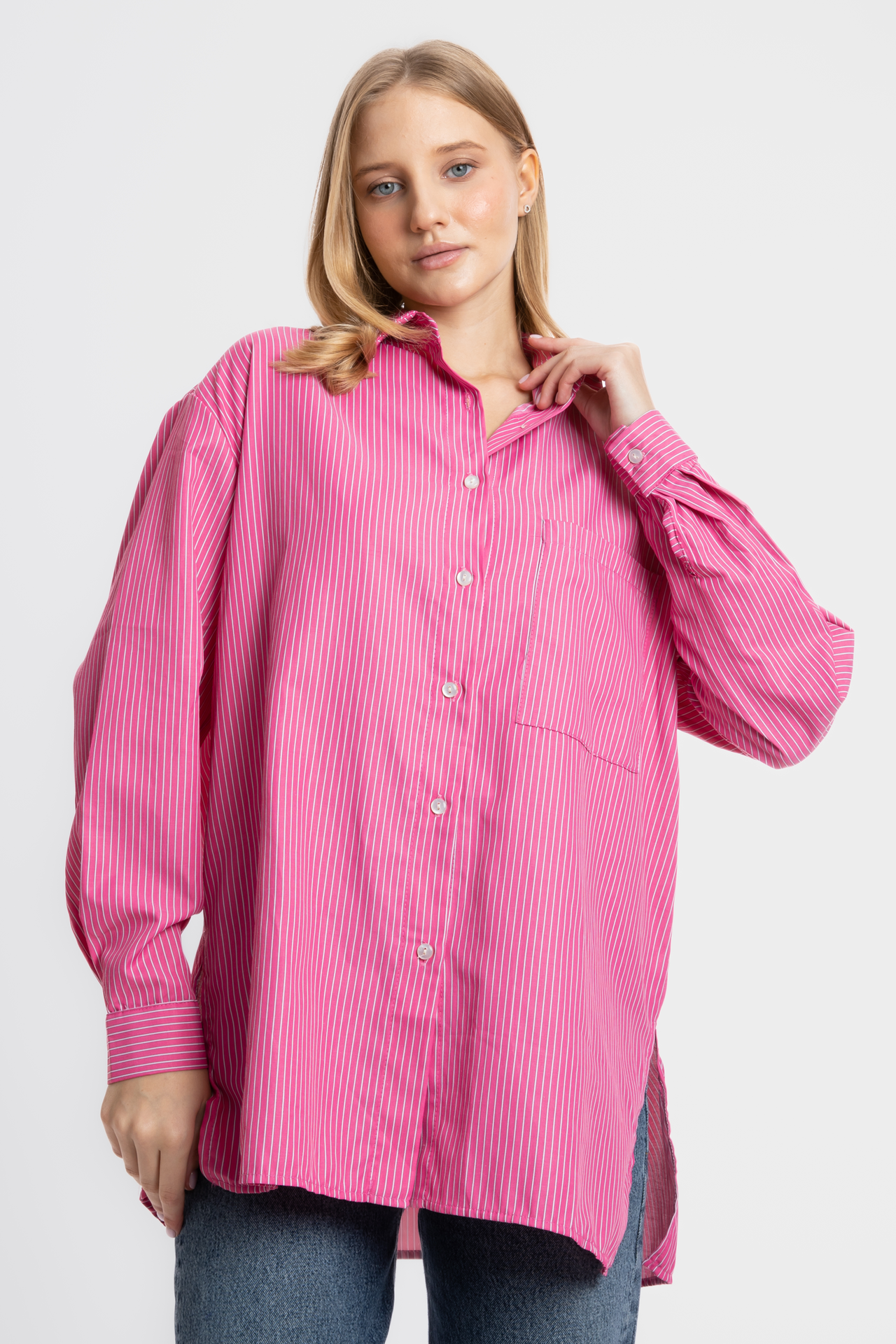 Striped Buttoned Shirt