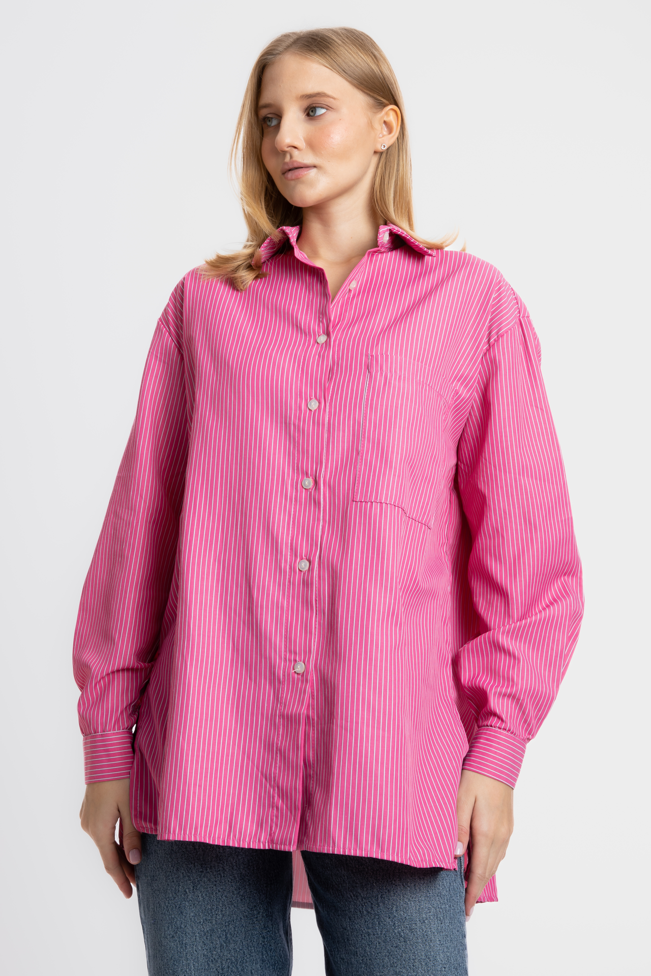 Striped Buttoned Shirt